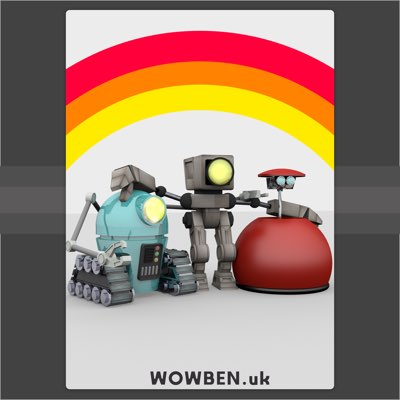 3D Robots - Be Yourself • Wowben.uk