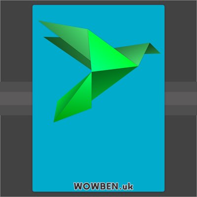 Folded Bird• Wowben.uk