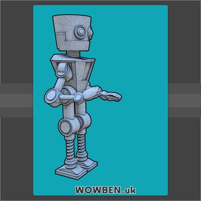 Metal Chin Robot• Wowben.uk