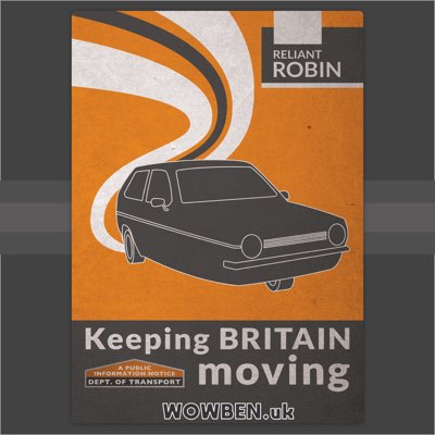 Reliant Robin• Wowben.uk