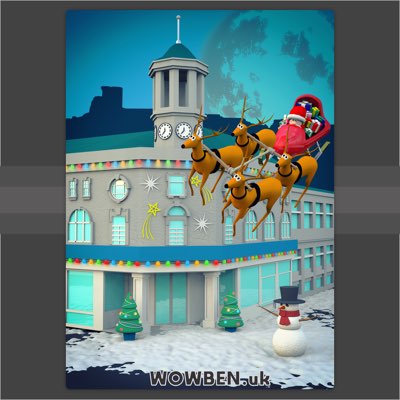 Santa in Scarborough • Wowben.uk